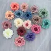 Flores Artificiales, Cabezas de Rosa Hechas a Mano, Rosas Impresas en Seda, Ramilletes de Boda, Flores para Muñeca, Coronas de Flores, Flores Falsas al por Mayor, Flores Artificiales