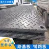 Paneles de base para carretera de polietileno de alto polímero en stock del fabricante para sitios de construcción, tapetes de pavimentación plásticos resistentes al desgaste y antideslizantes para caminos de lodo anti-hundimiento