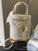 Bolsa pequena popular deste ano, verão 2025, nova bolsa mensageiro retrô que combina com tudo, bolsa balde portátil coreana