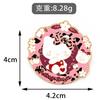 100 Broche de Dibujos Animados Caliente No Pesado Panda Guitarra Mariposa Insignia Serie Navideña Accesorios para Mochila de Estudiante