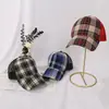 Chuangyixing Gorra Personalizada Retro Cuadros Visera Malla Gorra de Béisbol Evento al Aire Libre Gorra Publicitaria Procesamiento OEM