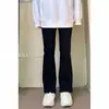 Pantalones de Otoño e Invierno Microacampanados para Mujer 20204 Tendencia Combinan con Todo Novedad Forro Polar Cintura Alta Adelgazantes Jeans Forma de Herradura