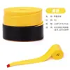 Cinta para Mango de Raqueta de Tenis Adhesiva Antideslizante Recubierta de Látex Gradiente de Agarre Manual Plano No Poroso Venta al por Mayor Cinta Perforada Absorbente de Sudor