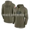 Camiseta Masculina com Capuz Estampada de Manga Longa de Comércio Exterior, Tamanho Grande Solta, Camiseta Esportiva Edição Homenagem NFL Rugby Top