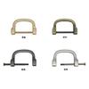 Tornillo tornillo hebilla D accesorios de ferretería para equipaje tensor de metal tornillo móvil hebilla para bolsa hebilla para colgar correa de hombro