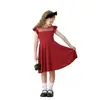 Vestido de Fiesta de Verano 2026 para Niñas con Volantes, Malla y Encaje Disfraz de Princesa para Actuación Infantil