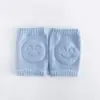 Rodilleras de rizo transpirables para bebé de verano, coderas, rodilleras para niños pequeños y gateadores, rodilleras para bebés, rodilleras con cara sonriente