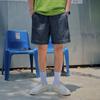 Pantalones cortos vaqueros MYQ para hombre, estilo coreano, holgados, de diseño moderno, de verano, con pierna ancha y longitud media.