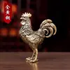 Galho Grande de Latão Puro do Zodíaco Faz Sucesso, Objetos Antigos Retrô Decoram Desktop Animais de Chá Artesanato Enfeites