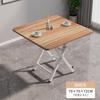 Mesa plegable para comedor, hogar, apartamento, mesa redonda sencilla, mesa de alquiler para exteriores, mesa portátil para comedor, mesa cuadrada, mesa pequeña