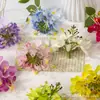 Cabezas de flores de lila artificiales, cabezas de flores falsas de tela de seda multicolor, decoración de boda, accesorios DIY hechos a mano, stock de fábrica, transfronterizo