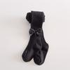 Medias para niños 23 Primavera y Otoño Nuevo lazo cordón cintura media leggings delgados algodón peinado fabricantes de niños