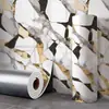 Papel de parede imitação mármore autoadesivo à prova d'água à prova de umidade para casa sala de estar parede de fundo de TV adesivos papel de parede decorativo feio