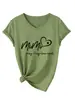 Mimi reza abraza amor Amazon eBay tienda independiente casual simple camiseta de mujer cuello en V manga corta capa base