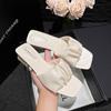 Sandalias Yd-23 Huidong Yixinda con Diseño Plisado tipo Nube y Punta Cuadrada Francesa Tacón Grueso para Mujer Verano