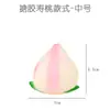Adornos Decorativos para Pastel de Durazno de Cumpleaños, Modelos de Plástico y Vinilo, Tamaños Grande, Mediano y Pequeño, Durazno Rosa de Cumpleaños, Durazno de Longevidad, Adornos Planos para Pastel de Durazno