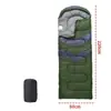 Saco de dormir tipo envelope transfronteiriço com capuz para acampamento, viagem, uso em hotel, à prova de sujeira, equipamento quente para atividades ao ar livre, saco de dormir em estoque