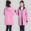 Macacão Quente Impermeável e à Prova de Óleo Moda Adulto Roupas de Trabalho Domésticas para Cozinha Avental Feminino de Inverno com Manga Longa Top com Forro de Fleece