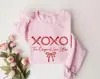 Mi half valentineshirts womens love hearts sweatshirt pink va