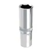 Ponto 1/2 Manga Estendida Aço Cromo Vanádio Cabeça Sextavada 8-32mm Chave de Catraca Soquete Ferramenta de Reparo Automotivo