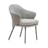 Silla de Comedor Francesa Antigua Media Hogar Lujo Ligero Alto Sentimiento Mesa de Comedor Silla Anji Diseñador Posmoderno Hotel Respaldo Taburete