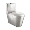 [Personalizado] Inodoro de Acero Inoxidable 304, Inodoro de Acero Inoxidable Comercial Anti-Olor con Tapa para Centros Comerciales, Ktvs, Hoteles y Baños