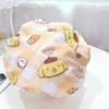 Touca de banho fofa de dupla camada kulomi touca de lavagem à prova d'água touca de banho para adulto touca de banho cozinha anti-fumaça óleo chapéu de cuidado