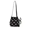 Nova Bolsa Transversal Simples de Bolinhas Moderna Fashion Portátil Universal Bolsa de Mão Estilosa Versátil Bolsa Transversal de Ombro Único