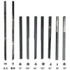 Faca de Gravação em Aço Cobalto Retangular Forma de Losango Manual DIY Acessórios para Máquina de Gravação Pneumática Faca de Gravação para Joias de Ouro e Prata