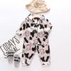 Conjunto de Dos Piezas de Pijama de Primavera y Otoño, Mufu Rui Una Pieza Dropshipping Estilo Coreano de Botones Solos Ropa de Casa Conjunto de Dibujos Animados con Dibujos Animados