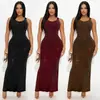 C7629 Moda Europeia e Americana Transfronteiriça Aliexpress Amazon Vestido Reversível Sexy com Strass de Cintura Alta Feminino