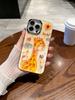 Funda para teléfono Apple 14pro con diseño de jirafa y elefante azul claro para iPhone 15promax, para mujer, 13, coreana, 16x