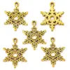 Accesorios para joyería DIY Colgante de copo de nieve de aleación Colgante pequeño de aleación retro L503