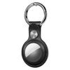 Adequado para Apple AirTag couro PU anti-perda dispositivo localizador chaveiro rastreador de animais de estimação capa protetora de couro