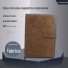Fornecimento Direto da Fábrica de Caderno de Negócios Papelaria A5 Bloco de Notas Registro de Reunião Fivela Fivela Magnética Logotipo Personalizado