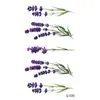 Nuevas pegatinas de tatuaje de flores pequeñas y frescas, pegatinas de tatuaje impermeables, se pueden configurar para mapa, directo de fábrica, nuevo, venta al por mayor