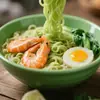 [Caixa completa com 60 pacotes] Macarrão de Cinco Vegetais, integral, macarrão de vegetais não frito, substituto de refeição com baixo teor de gordura, macarrão instantâneo prático, caixa completa