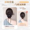 Moño Peluca Pinza para el Cabello Lazo para el Cabello Moño de Plumas Herramienta para Peinar el Cabello Moño Bajo Natural Esponjoso Moño Peluca