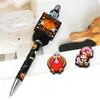 Productos de Halloween Más Vendidos Transfronterizos Accesorios de Goma Estéreo Decoración con Cuentas de Patrón Clásico Accesorios para Collares Manualidades DIY