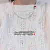 Colar de Pérolas Shijia Vermelho Bordô Fivela de Diamante Forte Leve Feminino Luxo Leve Elegante Ciber Vermelho Azul Fivela de Diamante Pérola