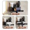 Estante de Almacenamiento para Secador de Pelo Estante de Almacenamiento para Inodoro sin Perforaciones Soporte de Almacenamiento para Secador Montado en la Pared Soporte para Secador de Pelo de Baño