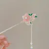 Horquilla de Borla Floral Estilo Antiguo para Mujer, Horquilla Estilo Chino Hanfu, Horquilla de Alta Gama, Accesorio para el Cabello, Adorno para el Cabello, Decoración para el Cabello