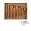 Yfjy Artículos de Uso Diario Tabla de Cortar Pequeña de Madera de Olivo Juego de Cuchara y Tenedor de Madera para Cena Cuchara para Remover Café Rodillo de Madera Tabla de Cortar