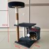 Rascador para Gatos Estante para Trepar Gato Nido para Gatos Suministros para Mascotas Juguetes para Gatos Cáñamo Real Trampolín para Gatos Tabla Rascadora para Gatos Nido para Gatos Suministros para Mascotas