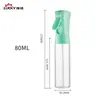 Spot atacado 50ML80ML frasco spray plástico transparente portátil perfume cosméticos engarrafado álcool pequeno regador