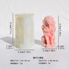 A Montanha Sentada e em Pé o Rei Leão Vela Perfumada Molde de Silicone Weiwu Leão Gesso Cola Ornamento Molde de Leão