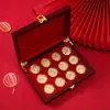 Juego de Monedas de Oro de los Doce Signos del Zodiaco Monedas Conmemorativas Medallas Conmemorativas Regalos para Eventos de Negocios Transmisión en Vivo Artículo Popular