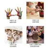 Guantes Desechables Infantiles Fangcaodi (Paquete de 50) Película Pe Transparente Guantes Desechables Duraderos para Uso Alimentario