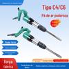 Pá a Ar Amortecedora C6, Pá de Impacto Pneumática Pesada C4, Ferramenta de Pá Plana para Remoção de Ferrugem e Escória de Solda