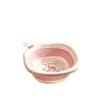 Lavabo plegable Sanrio para uso doméstico, adecuado para que niños y bebés se laven la cara y los pies, portátil y colgable, lindo lavabo de plástico con dibujos animados